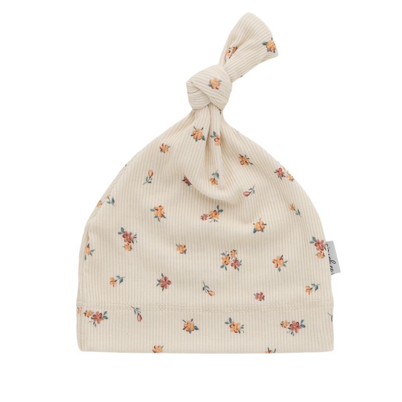 Cotton Ribbed Knot Hats