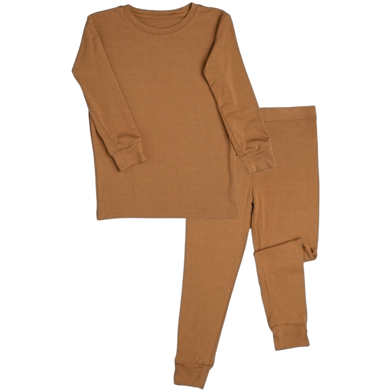 2 Piece Long Sleeve Bamboo Set - Solids