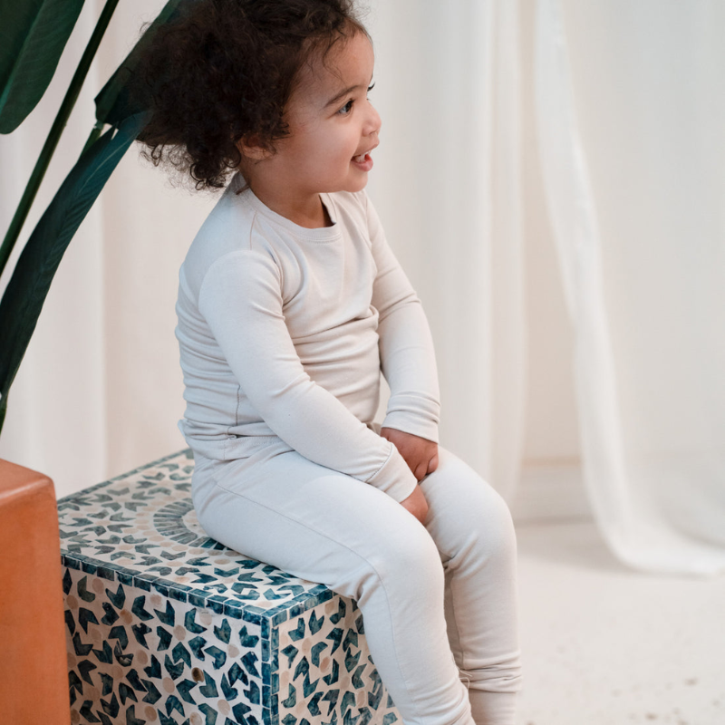 2 Piece Long Sleeve Bamboo Set - Solids