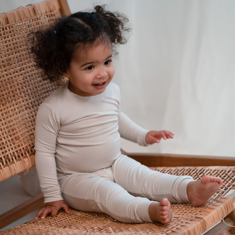 2 Piece Long Sleeve Bamboo Set - Solids