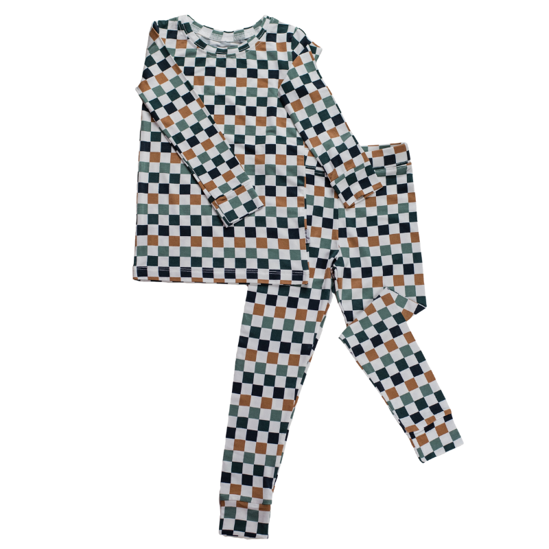 2 Piece Bamboo Set - Prints (OVERSTOCK)