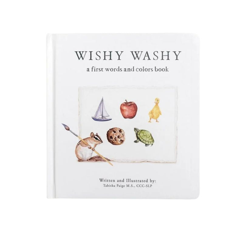 Wishy Washy: A Board Book of First Words and Colours