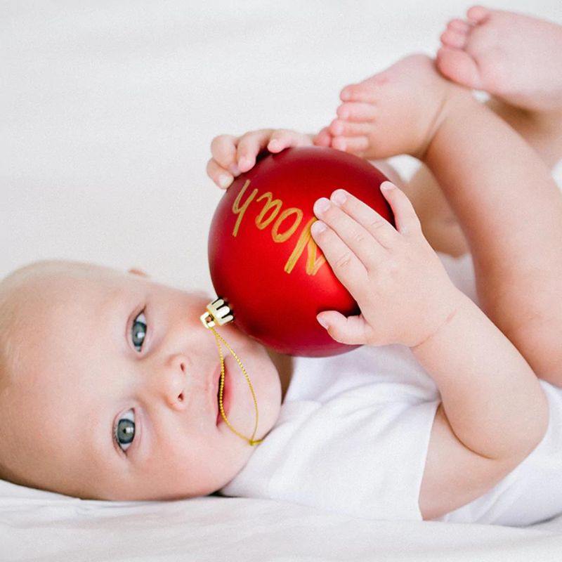 Babyprints Christmas Ball Ornament