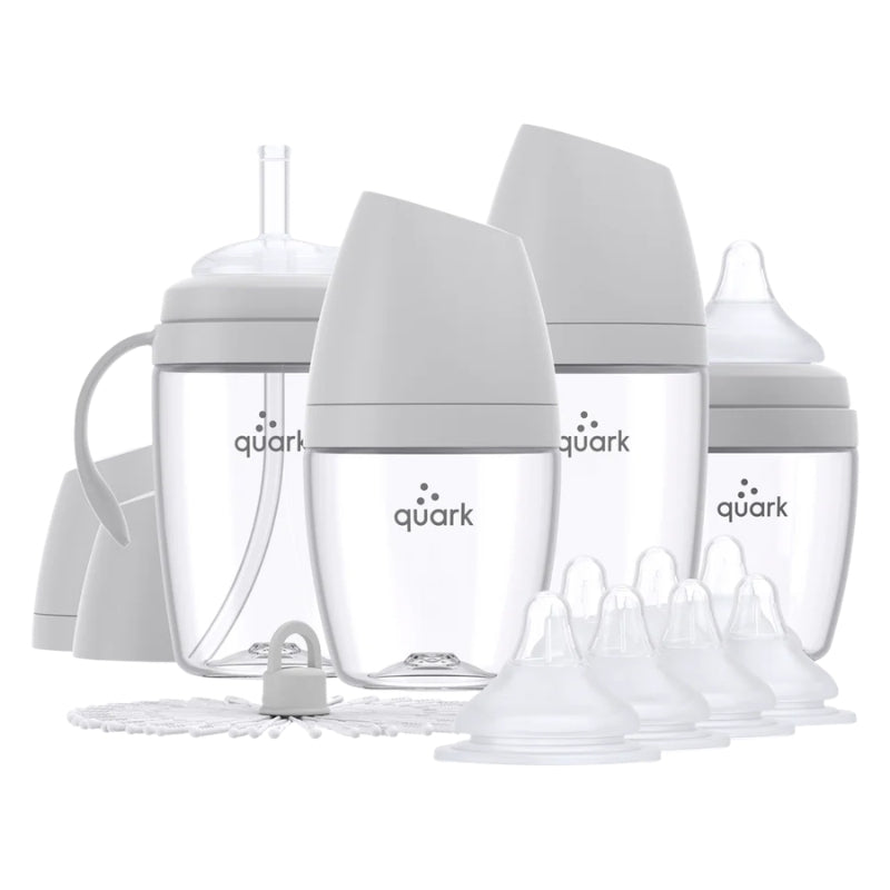 BuubiBottle Hybrid Feeding Starter Set - Grey