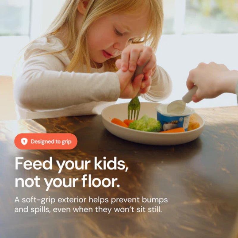 Weighted Silicone Non-Slip Toddler Plate