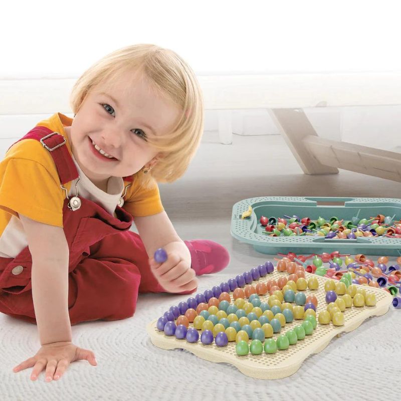 Fantacolor Design Play Bio - Panneau perforé et chevilles classiques