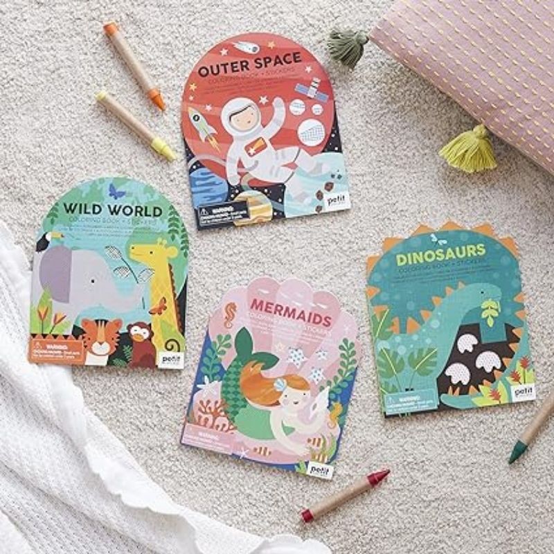 Coloring Book With Stickers