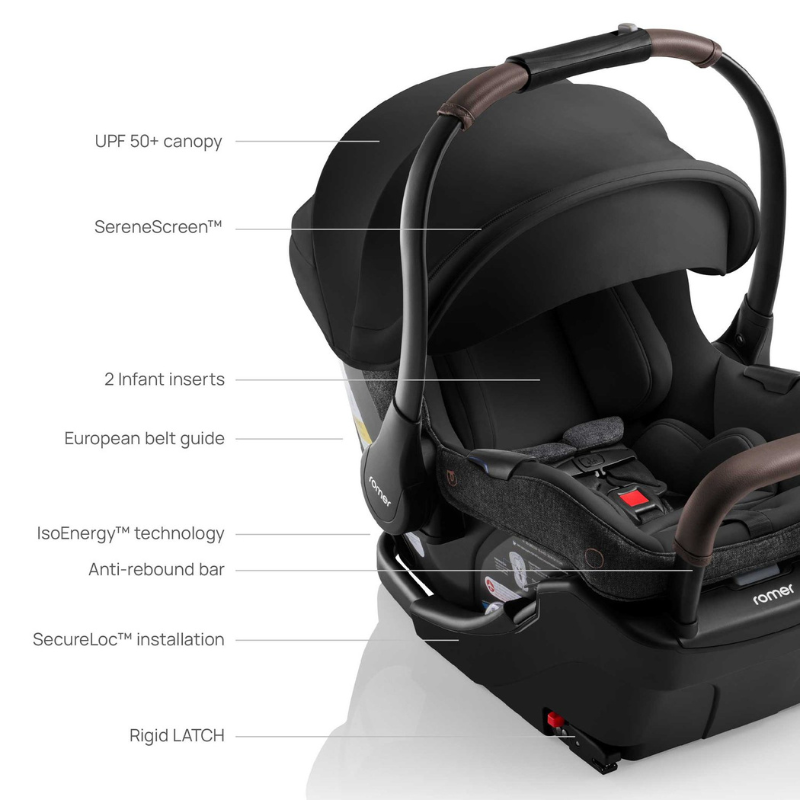 Juni Infant Car Seat - Peppercorn