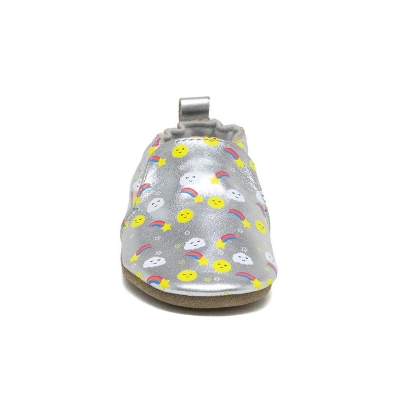 Soft Sole Girl Shoes Sun Rainbow Clouds 