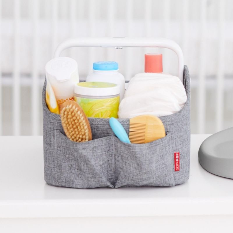 Light-Up Diaper Caddies Heather Grey