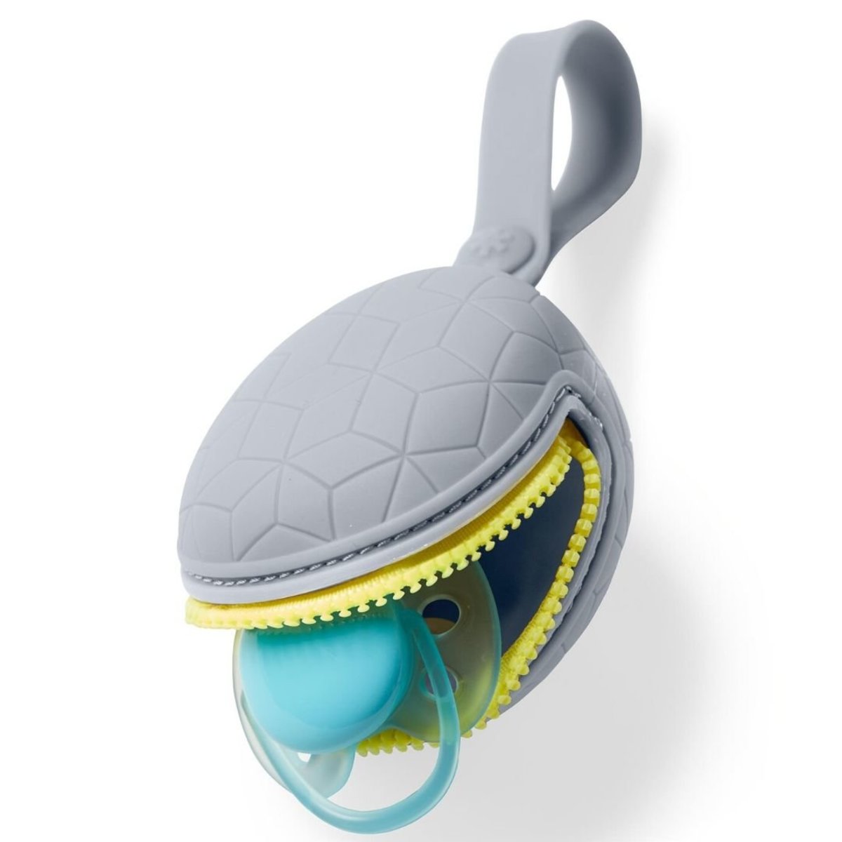 Silicone Pacifier Holder  Grey