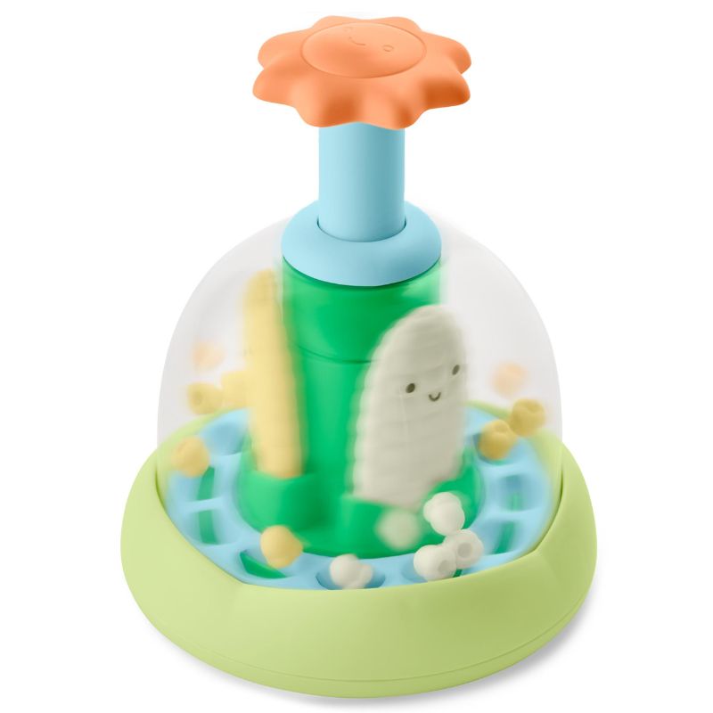 Farmstand Push & Spin Baby Toy