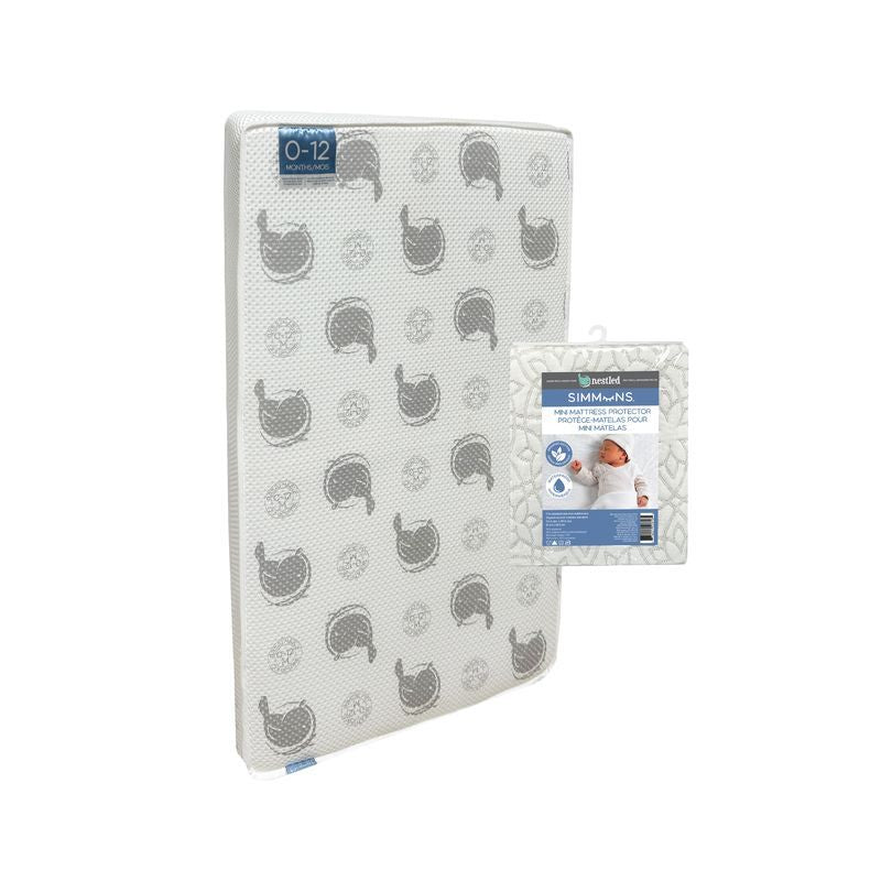 Organic Mini Mattress with Protector