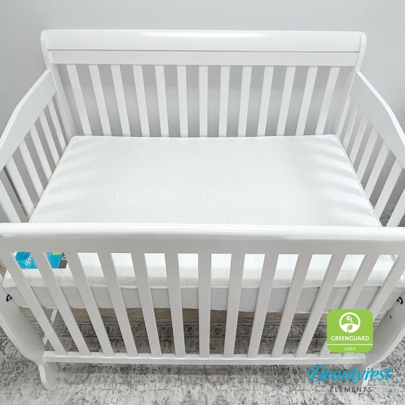 Nestled Exclusive Platinum Crib Mattress + Sheet Protector