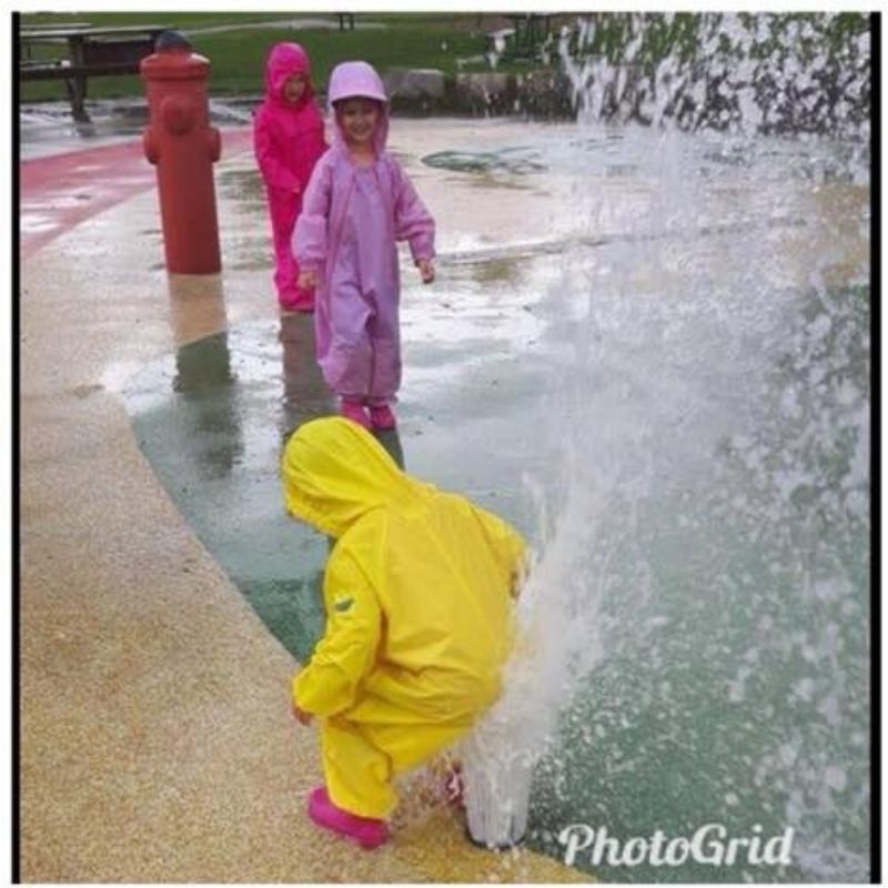 One Piece Rain and Mud Suit Yellow