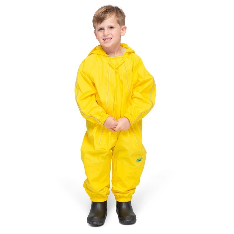 One Piece Rain and Mud Suit Yellow