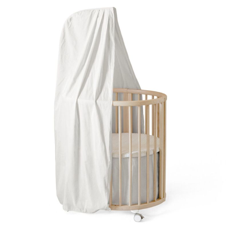 Sleepi Mini Bed Skirt by Pehr V3 Grey