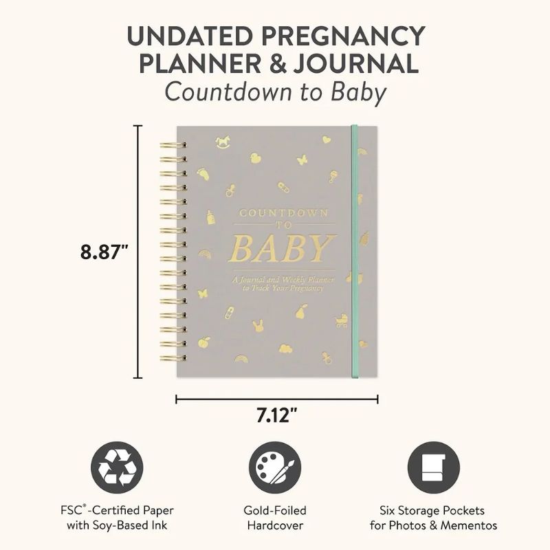 Undated Pregnancy Planner & Journal