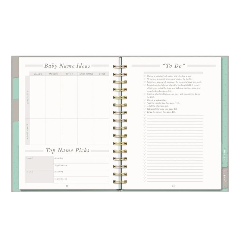 Undated Pregnancy Planner & Journal