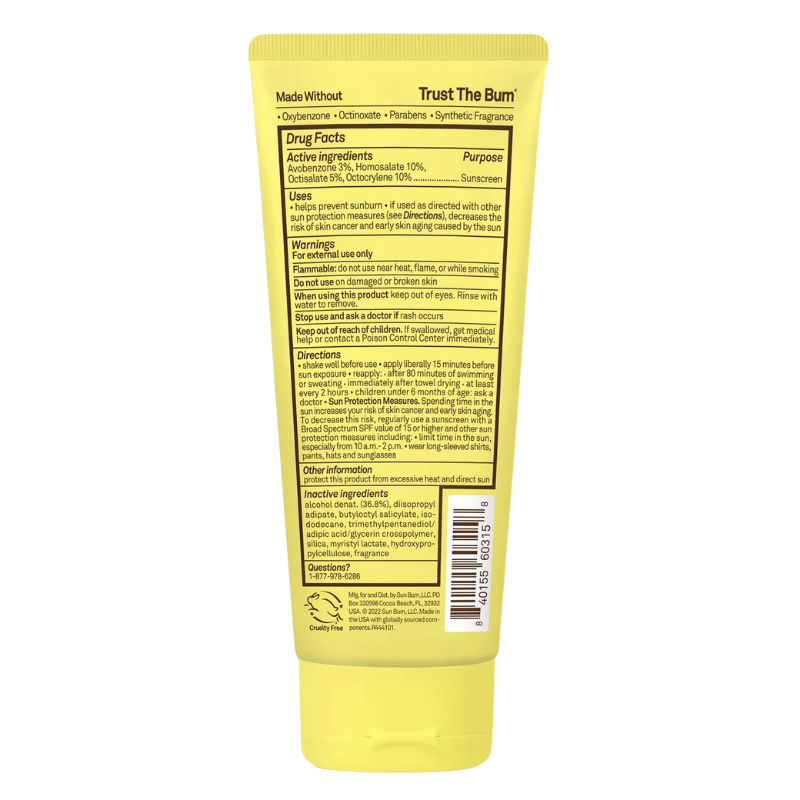 Lotion écran solaire transparente FPS 50 pour enfants 