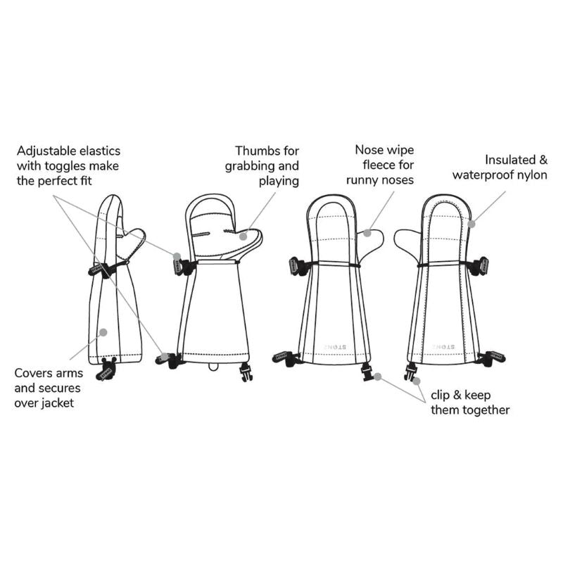 Kid Insulated Snow Mitts