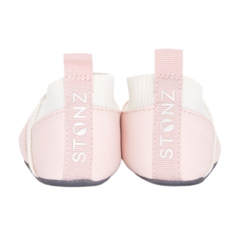 Yale Slip-On Baby Shoes Pink/Ivory