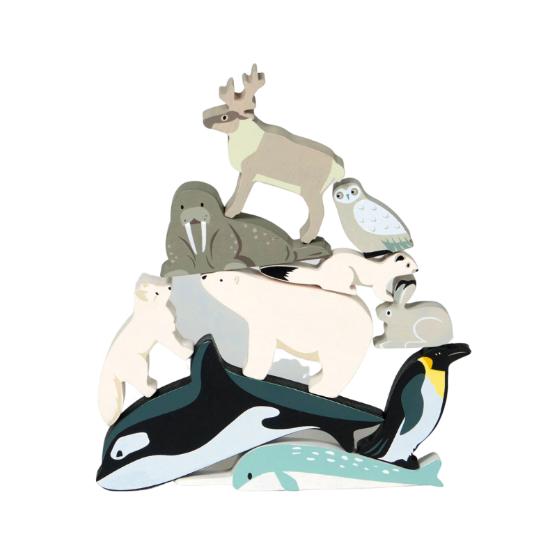 Wooden Polar Animals King Penguin