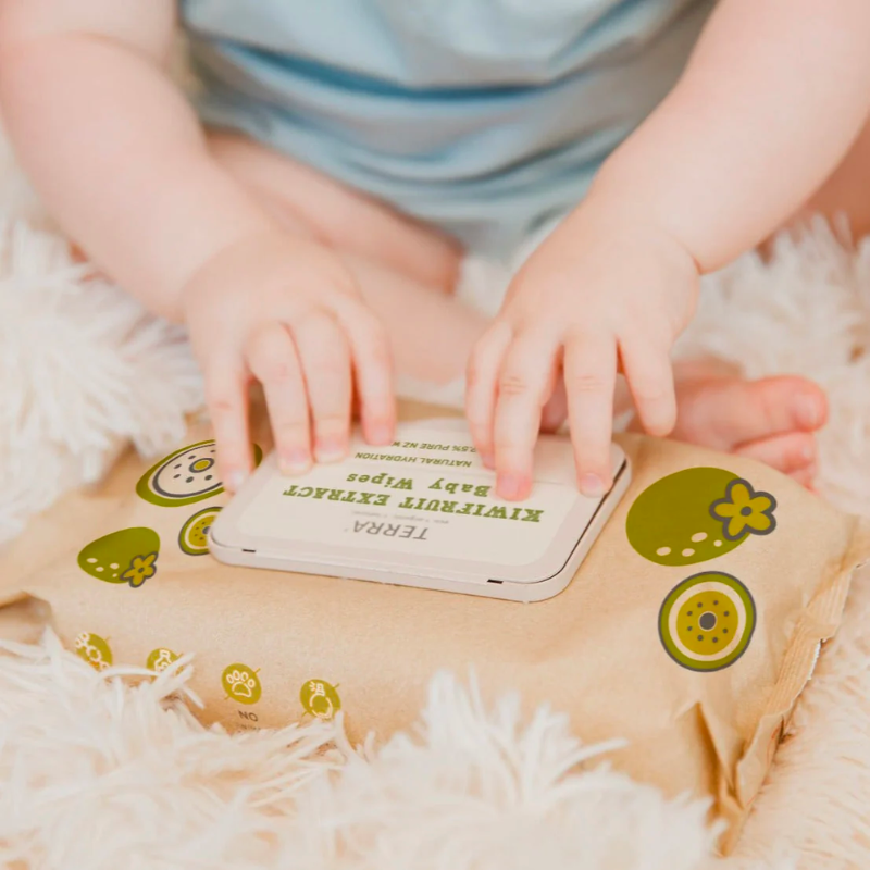 Bamboo Baby Wipes Kiwifruit - 70 Pack