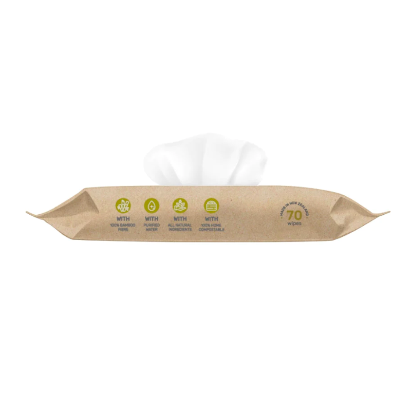 Bamboo Baby Wipes Kiwifruit - 70 Pack
