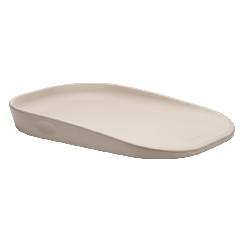 Wipeable Townsend Avenue changing pad, no cover needed, in beige