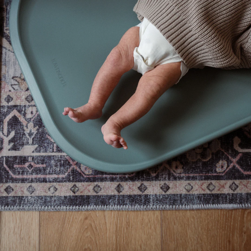 Easy-to-clean wipeable changing pad for baby nursery by Townsend Avenue