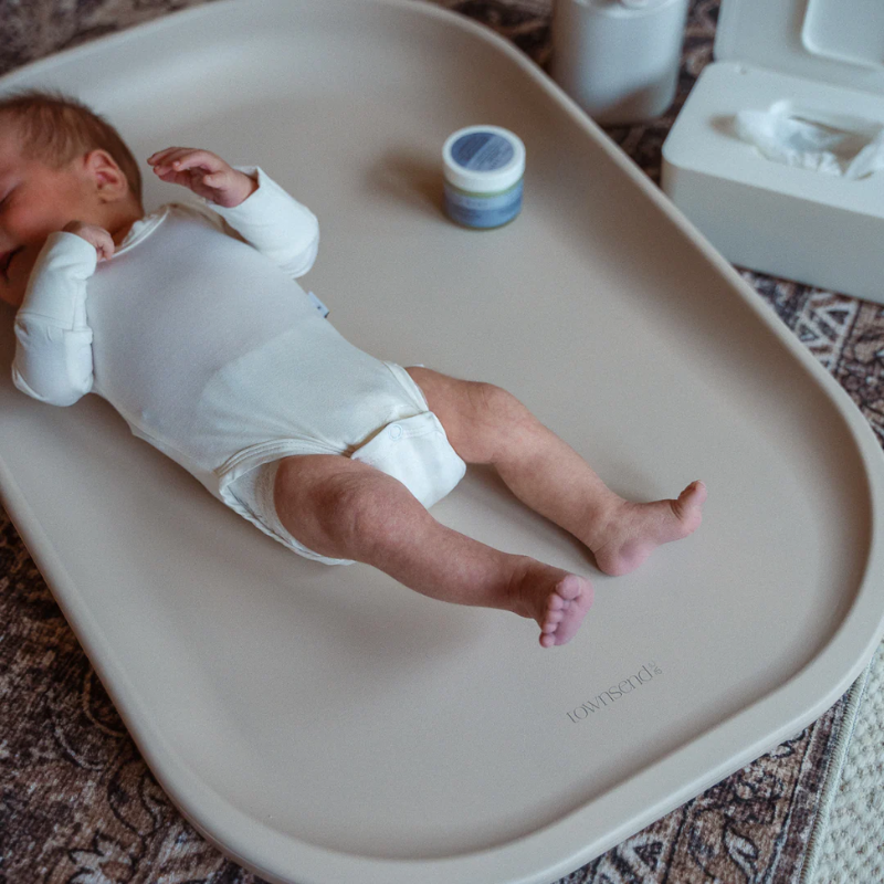 Contoured Foam Wipeable Changing Pad