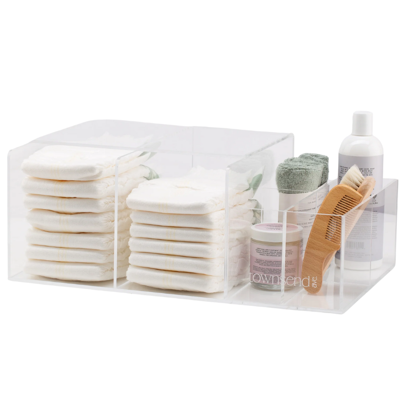 Acrylic Diaper Organizer