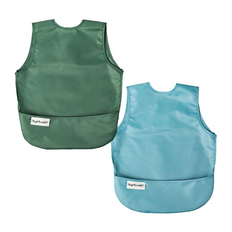 Mess-Proof Apron Bib - 2 Pack