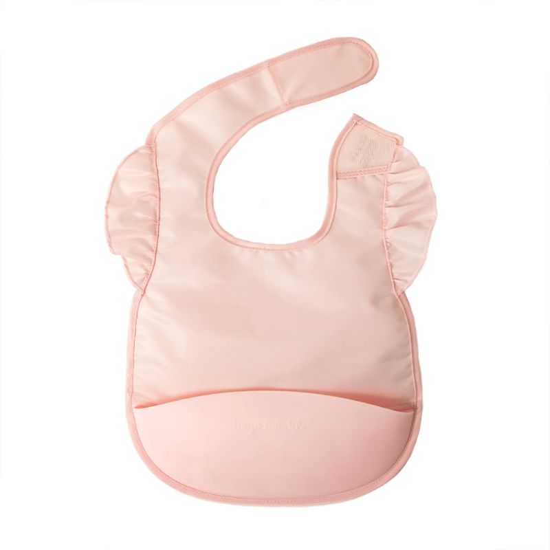 Silicone Pocket Bibs Rose
