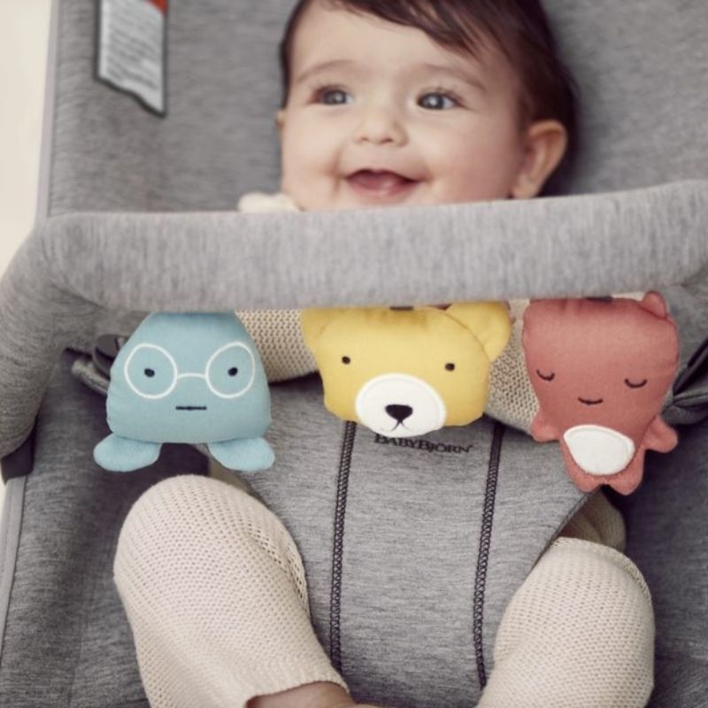 Bouncer Toy Attachment Soft Friends