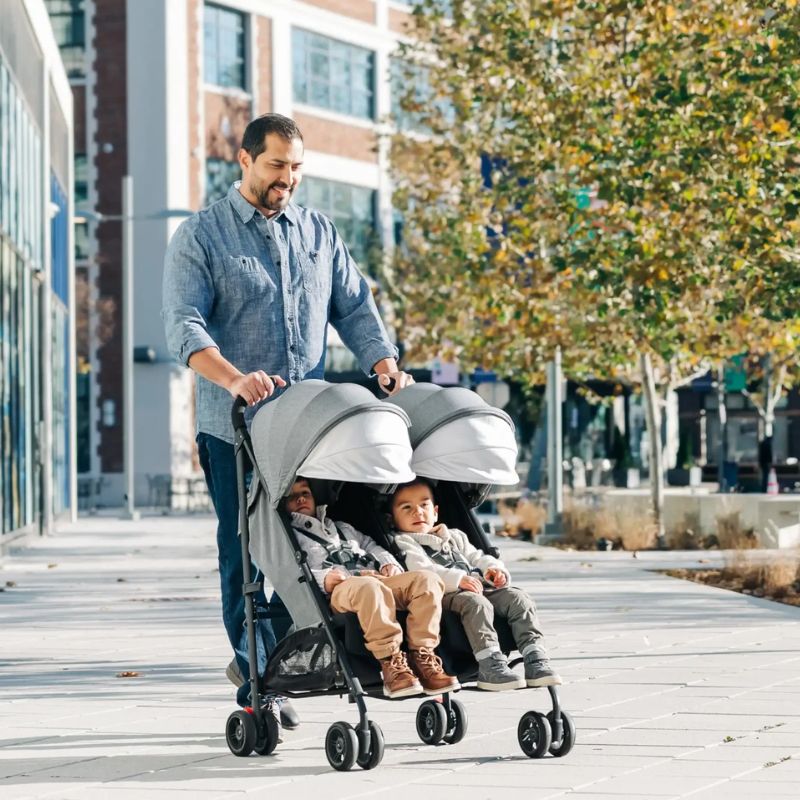 G-LINK V2 Lightweight Double Umbrella Stroller Greyson