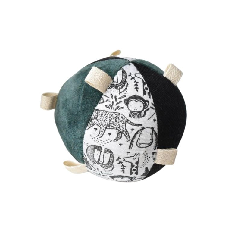 Taggy Ball With Rattle Wild