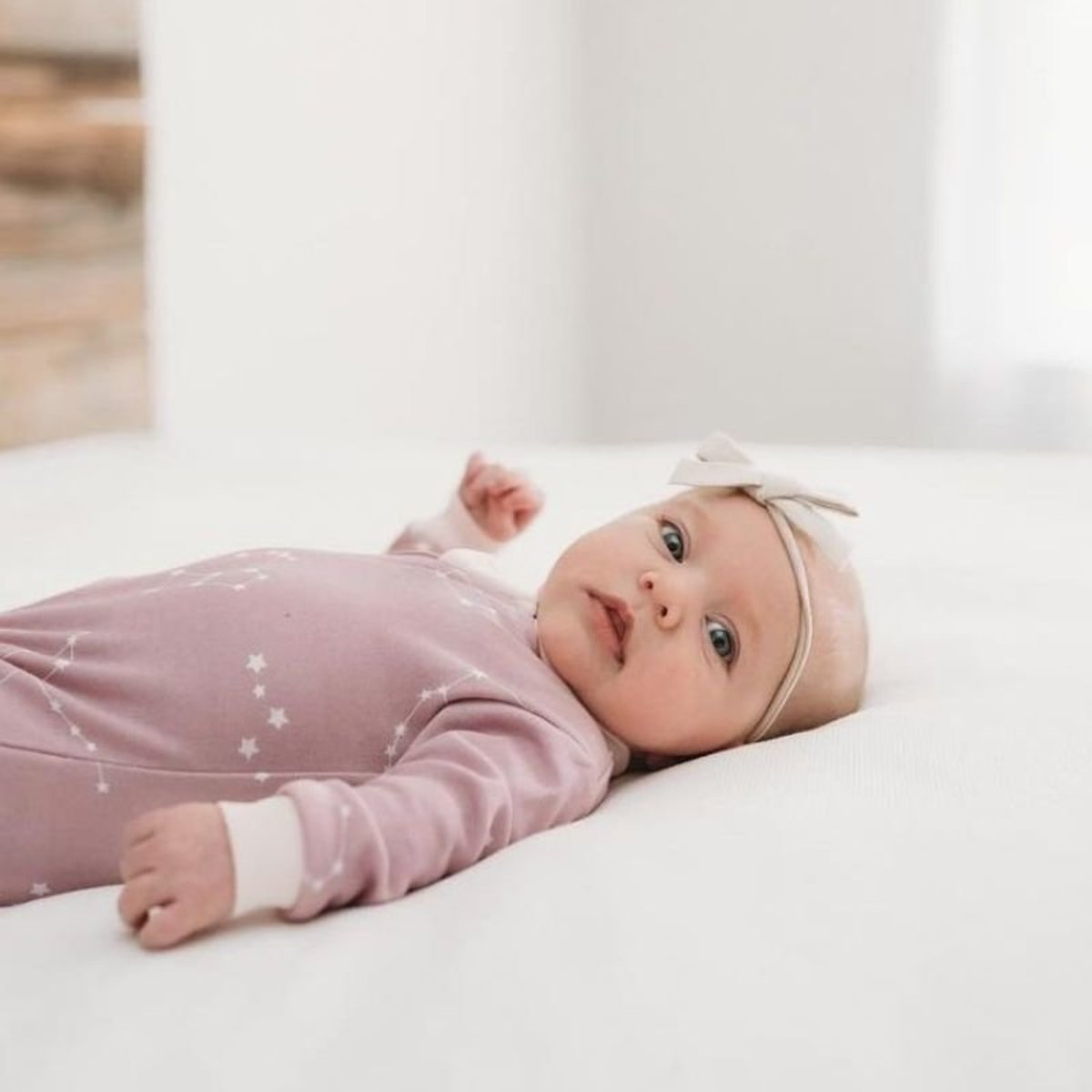 Dormeuses sans pieds biologiques à motifs 