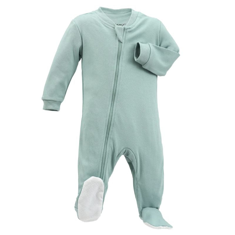 Solid Organic Footed Sleepers