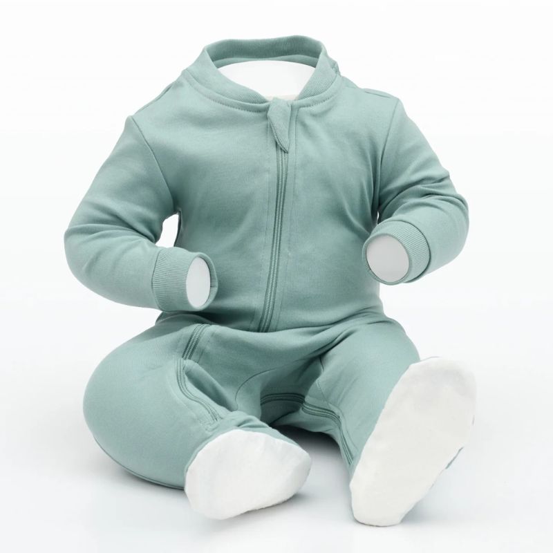 Solid Organic Footed Sleepers