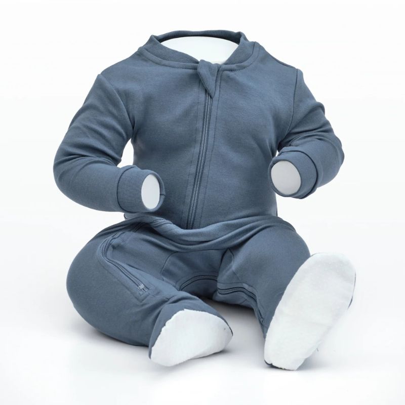 Solid Organic Footed Sleepers