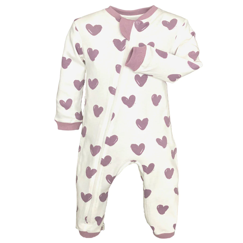 Patterned Organic Footless Sleepers