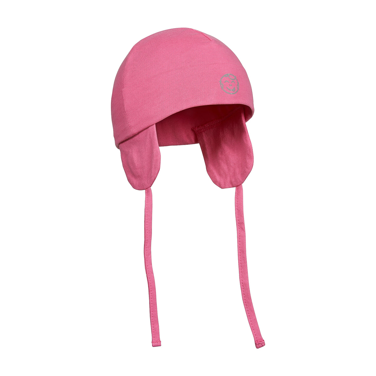 Soft Cotton Baby Beanie - Infants hot pink