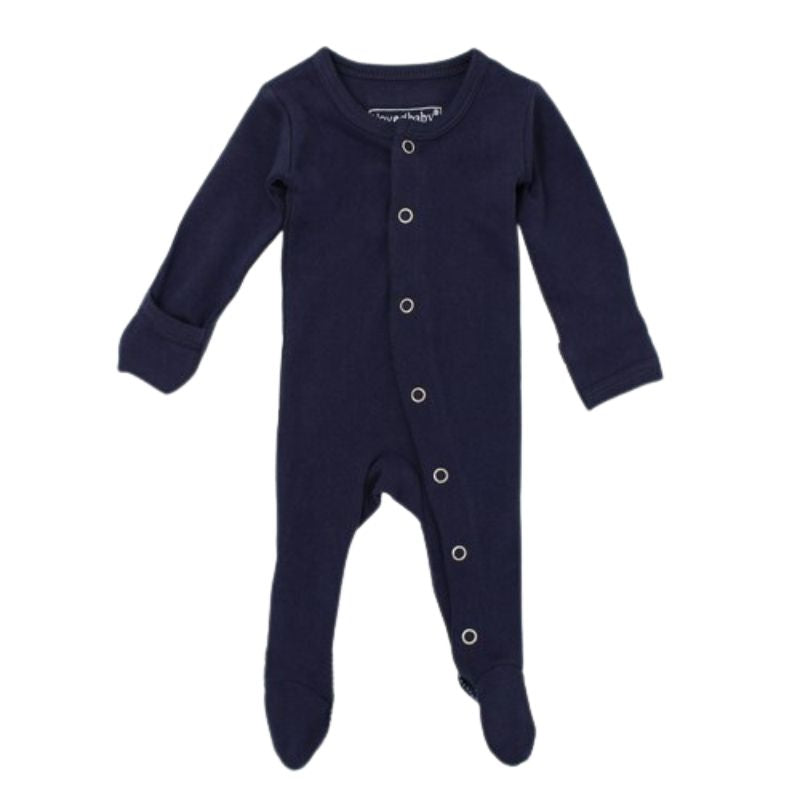 Organic Snap Sleepers Navy