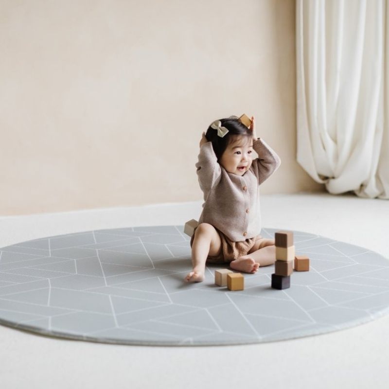 Ofie Reversible Baby Play Mat - Round