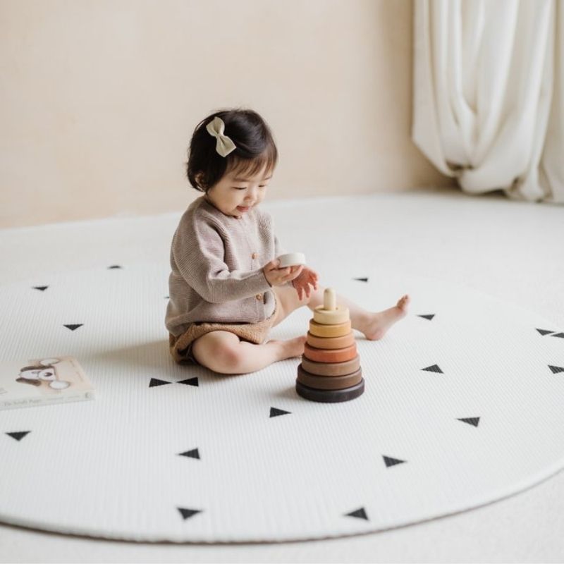 Ofie Reversible Baby Play Mat - Round
