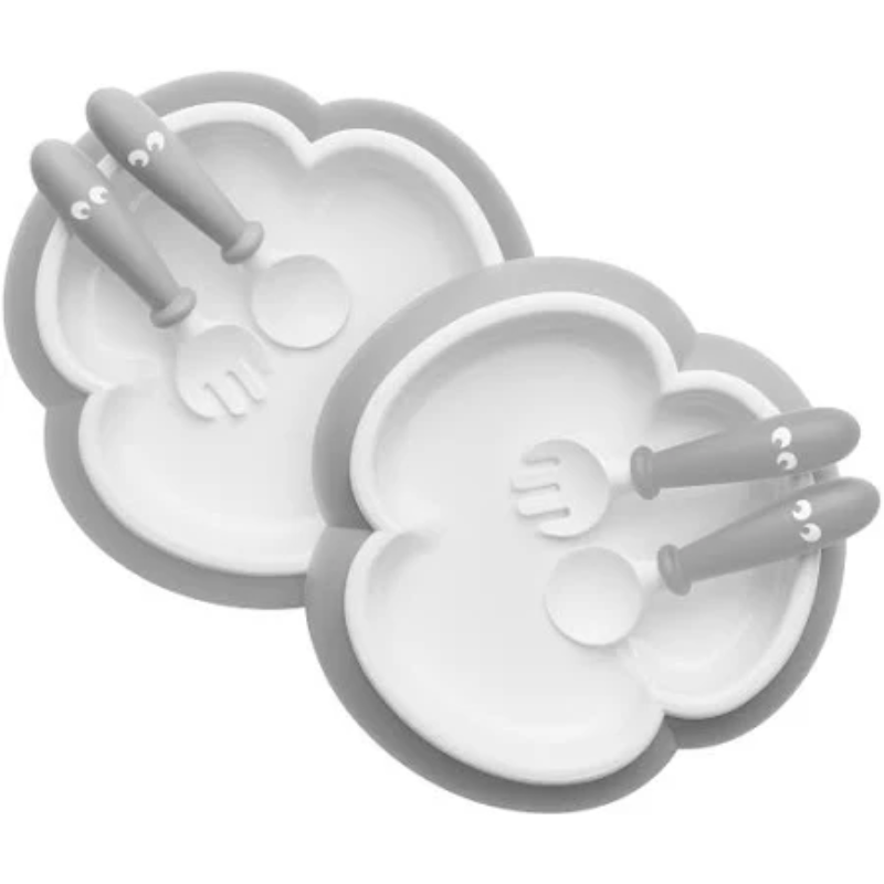 Baby Plate, Spoon and Fork - 2 sets