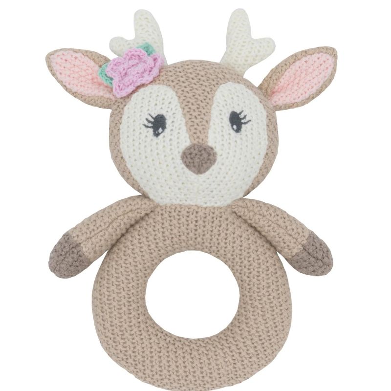 Hochets tricotés en coton