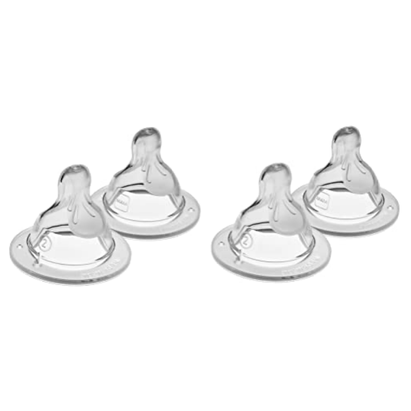 Tétines de biberon en silicone - paquet de 4